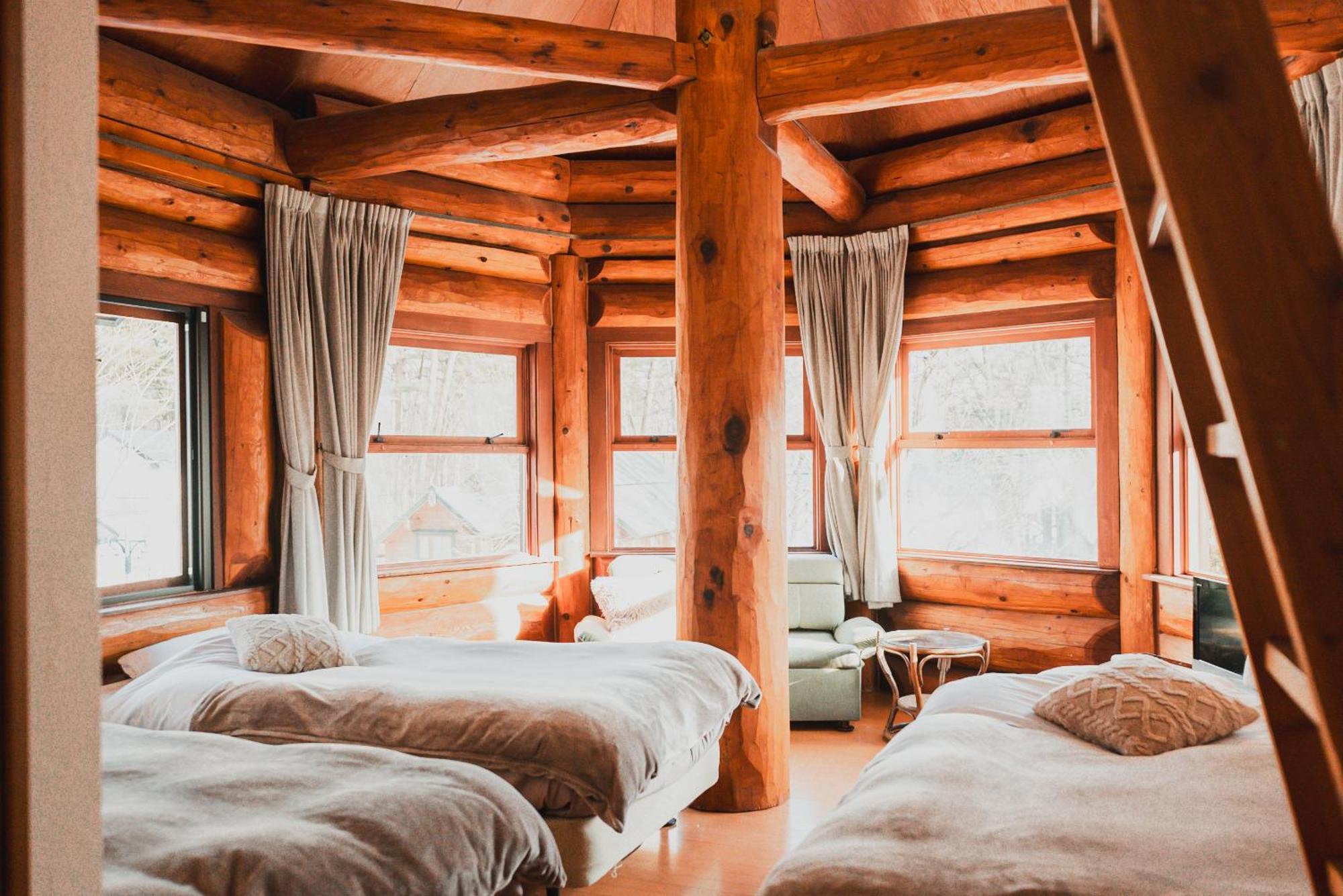 Hakuba Pension & Log Hotel Meteor Dış mekan fotoğraf
