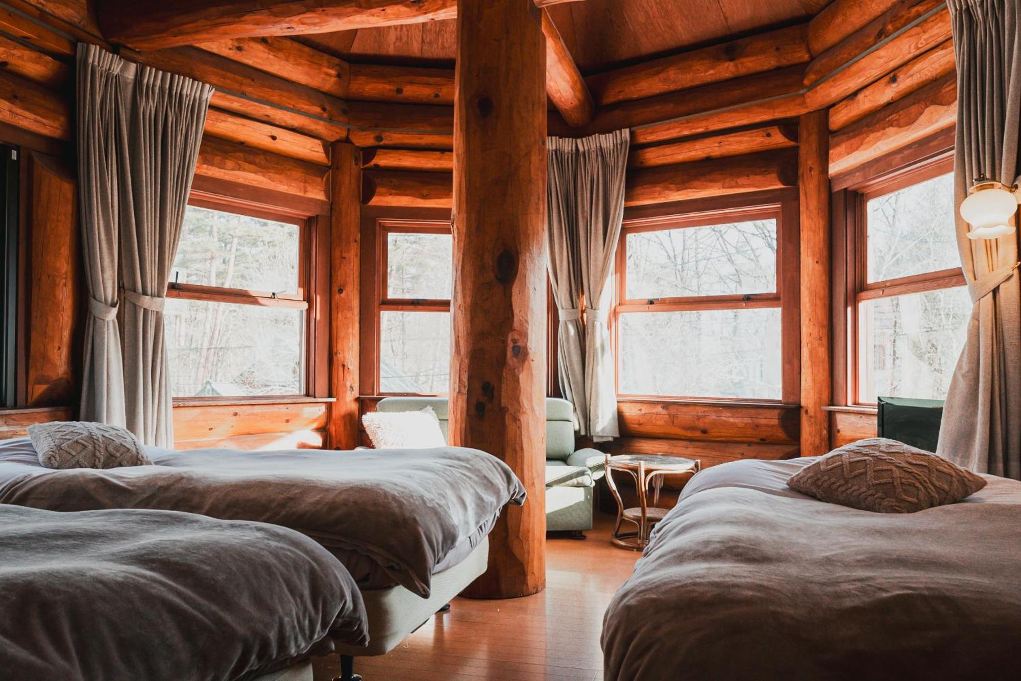Hakuba Pension & Log Hotel Meteor Dış mekan fotoğraf